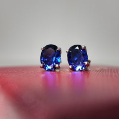 Sapphire Classic Studs