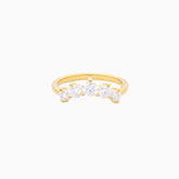 Aurora Tiara Half Eternity Ring