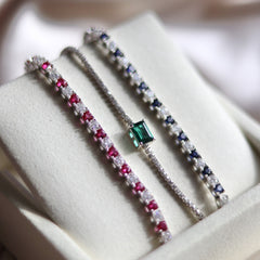 Sapphire Tennis Bracelet