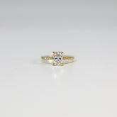 Vianca Elongated Cushion Pavé Ring