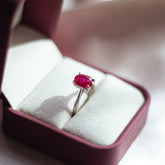 Ruby Solitaire Ring