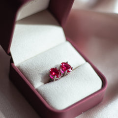 Ruby Classic Studs