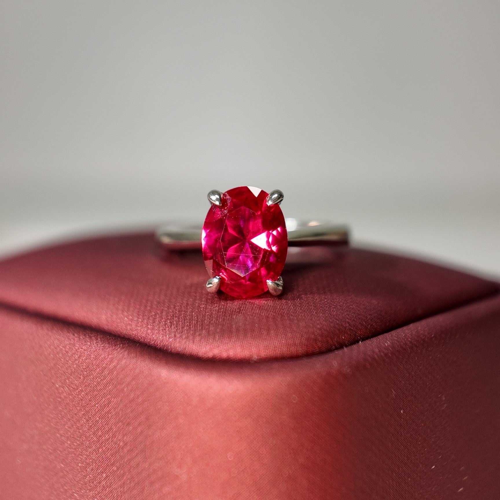Ruby Solitaire Ring