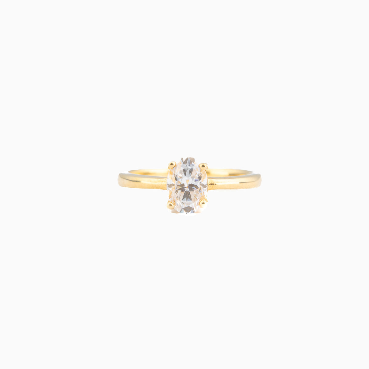 Venus Oval Solitaire Ring