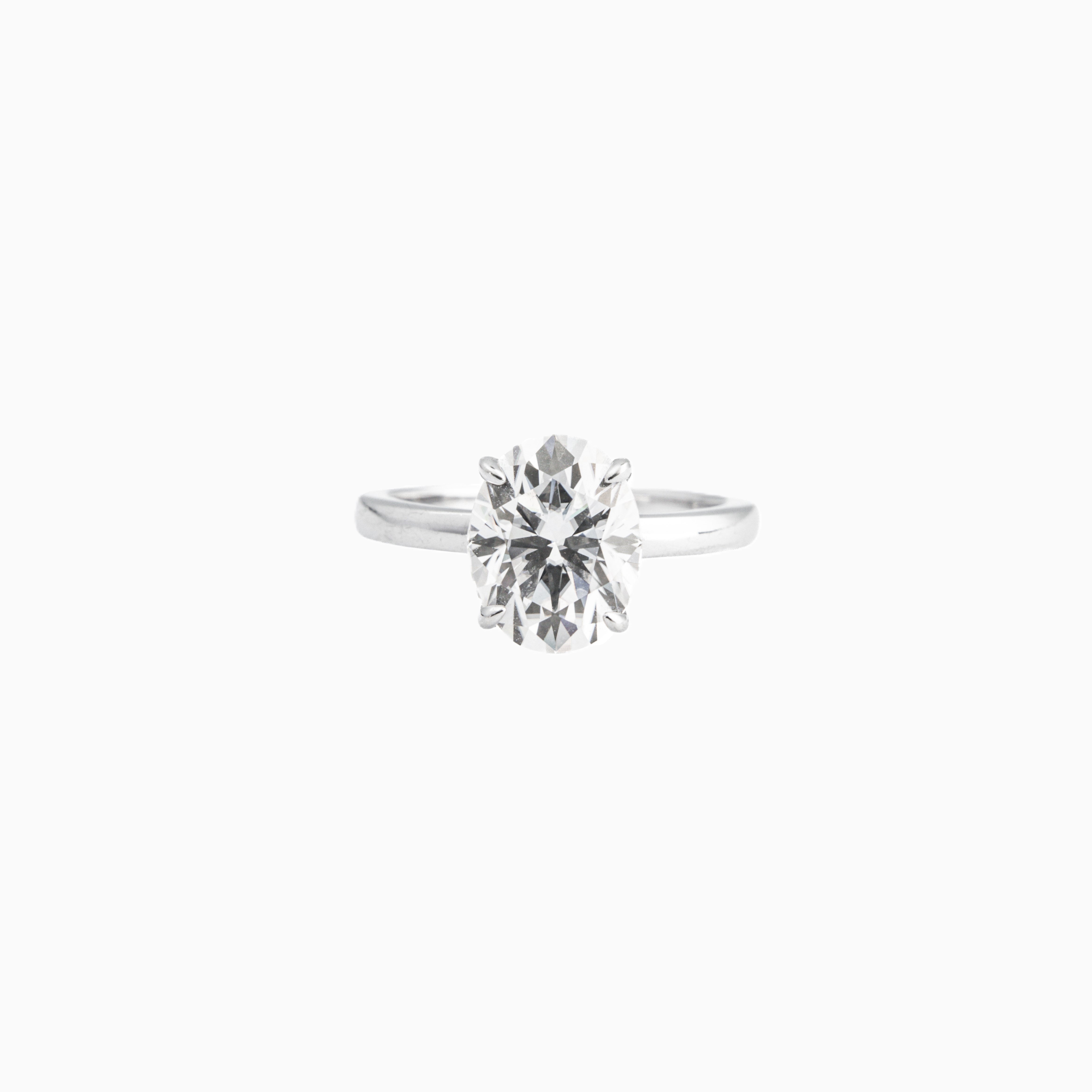 Venus Oval Solitaire Ring