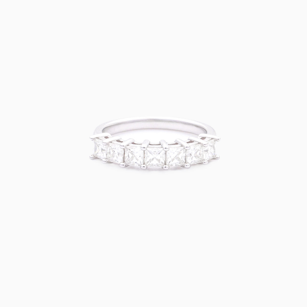 Via Princess Cut Half Eternity Ring