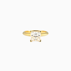 Via Princess Solitaire Ring